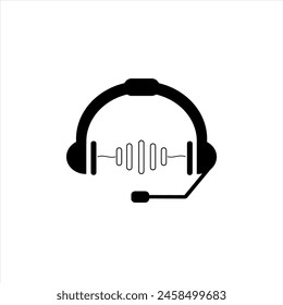 headset icon, headphones, gaming headset vector icon