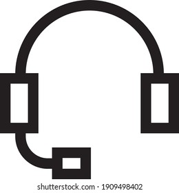 Símbolo de signo vectorial aislado de ilustración de icono de encabezado