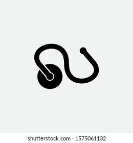headset icon, for a logo