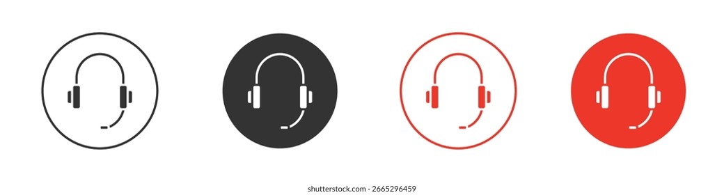 Icono del auricular para el logotipo, símbolo de la muestra del Vector para el diseño