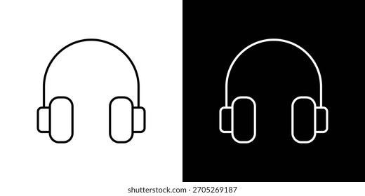 Ícone de headset designs de logotipo. conjunto de design de ícone moderno