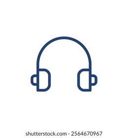 Headset icon Outline icon sign