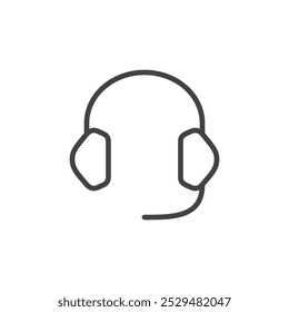 A headset icon representing audio, communication, or listening devices.