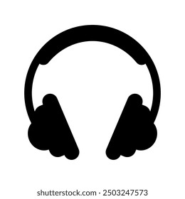 Headset icon simple vector illustration.