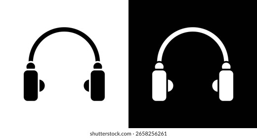 Symbolsammlung für Headset-Symbole. Flache Vektorgrafik.
