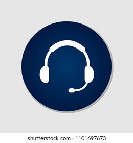 Headset Icon Vector Design