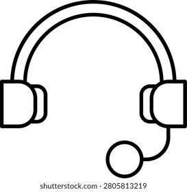Headset Icon Vector Element line icon design vector icons
