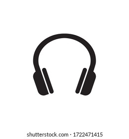 headset icon vector illustration on white background