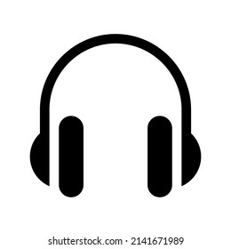Headset Icon Vector Symbol Design Illustration