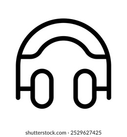 Headset Icon Vector Symbol Design Illustration