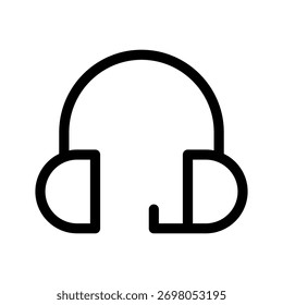 Ilustração de design de símbolo de vetor de ícone de headset