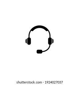 Icône casque image vectorielle pour l'application web, ordinateur et mobile