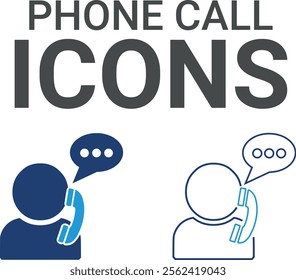 Headset icons. Containing speak, phone, mail, contact, chat, website, satellite, radio, antenna, message and more. Solid icons collection, vector illustration.