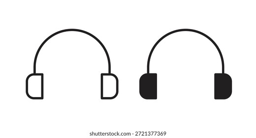 Headset icons sign vectors. suitable for web, app, infographic, etc