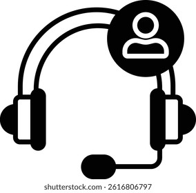 Headset    illustration with isolated background 