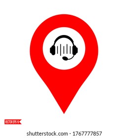 
headset location, or listening to music. Illustration of Headset or Headphone Location Buttons.