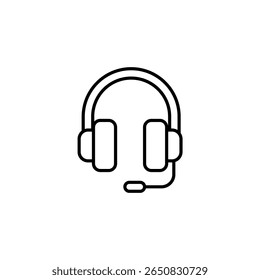 Auriculares Con Estilo De Contorno De Micrófono Para La Comunicación Del Centro De Llamadas
