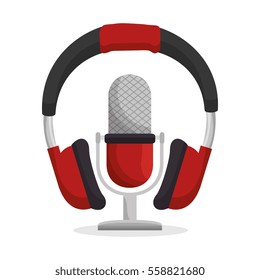 headset and microphone sound device icon