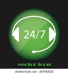 headset, twenty four ,seven
