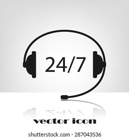 headset, twenty four ,seven