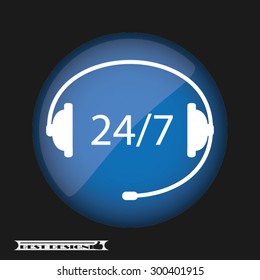 headset, twenty four ,seven