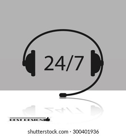 headset, twenty four ,seven
