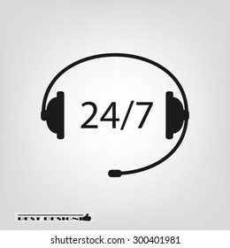 headset, twenty four ,seven