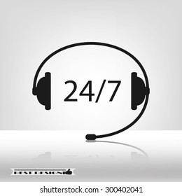 headset, twenty four ,seven