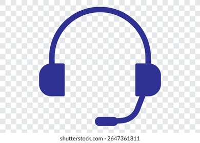 headset vector flat icon eps 10 file 