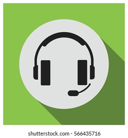 Headset vector icon