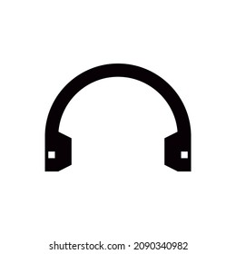 headset vector icon, call center, contact service symbol. Modern,simple flat vector illustration for web site or mobile app