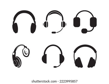 Headset vector For Print, Headset vector Clipart, Headset vector Illustration