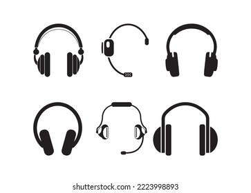 Headset vector For Print, Headset vector Clipart, Headset vector Illustration