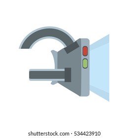 headset virtual reality hologram vector illustration eps 10