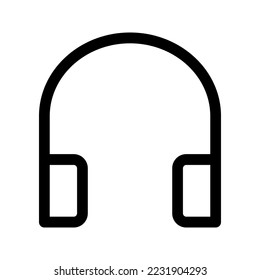 headsets icon on white background