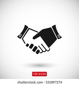 headshake icon, vector best flat icon, EPS