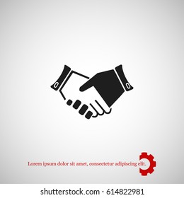 headshake icon, vector best flat icon, EPS