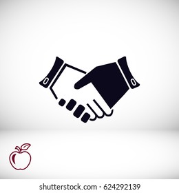 headshake icon, vector best flat icon, EPS