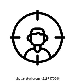 Übersichtszeilensymbolgrafik, Vektorgrafik 