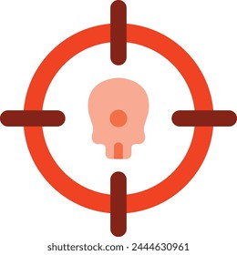 Headshot Vector Flat Icon Design