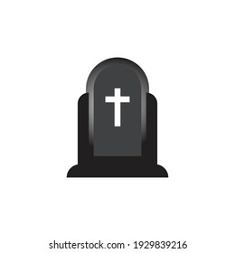 Headstone logo icon illustration design