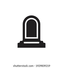 Headstone Logo Icon Illustration Design Stock Vector (Royalty Free ...