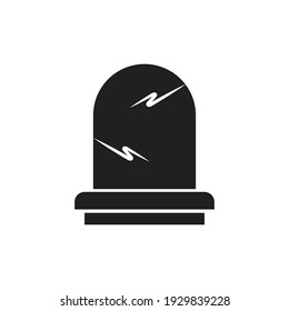 Headstone logo icon illustration design