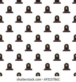 Headstone pattern in cartoon style. Seamless pattern vector illustration