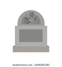 headstone or tombstone emoji vector grave illustration