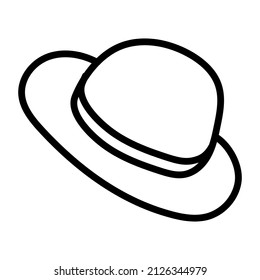 Headwear accessory, icon of hat 

