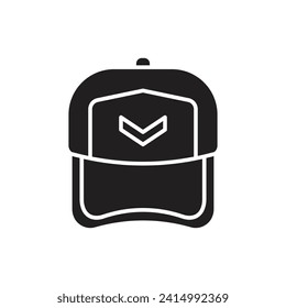 Headwear baseball icon, baseball hat symbol, vector illustration