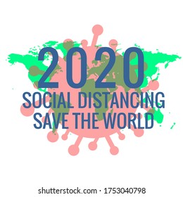 to heal fellow humans around the world by doing social distancing