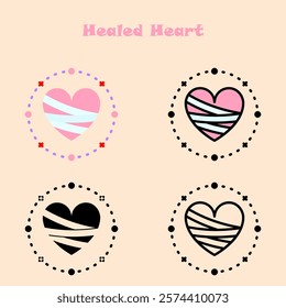 Healed Heart Collection Editable Icon