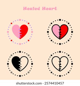 Healed Heart Collection Editable Icon